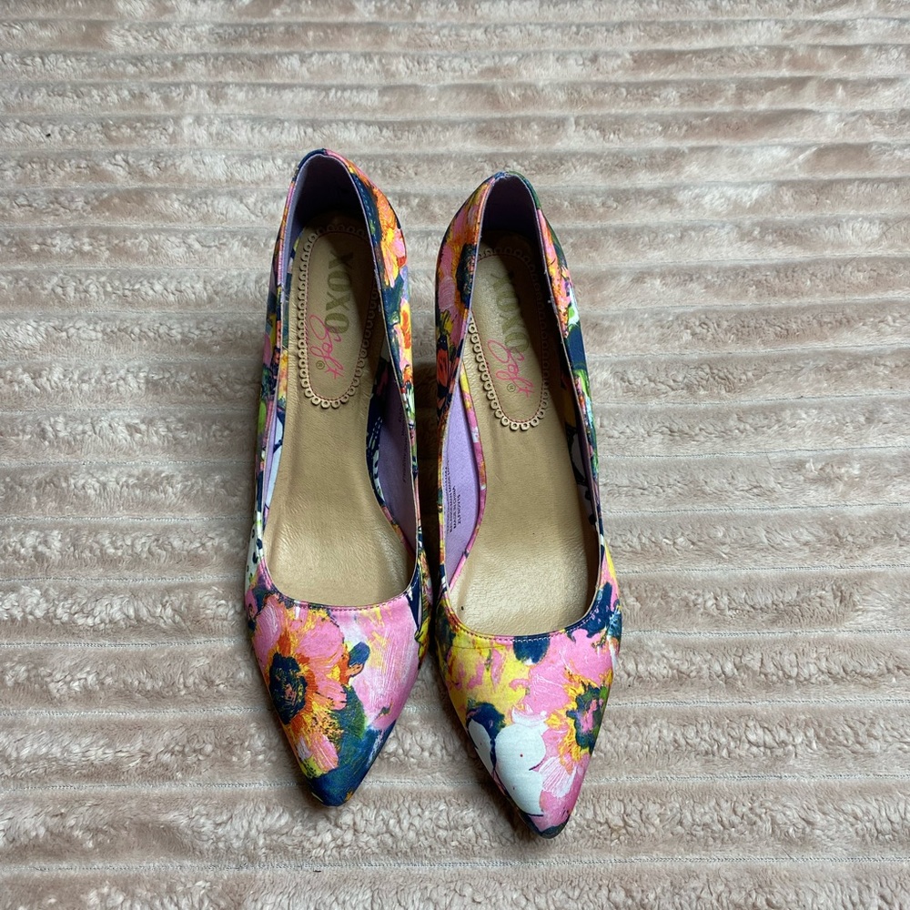 Spring Flower Covered Heels